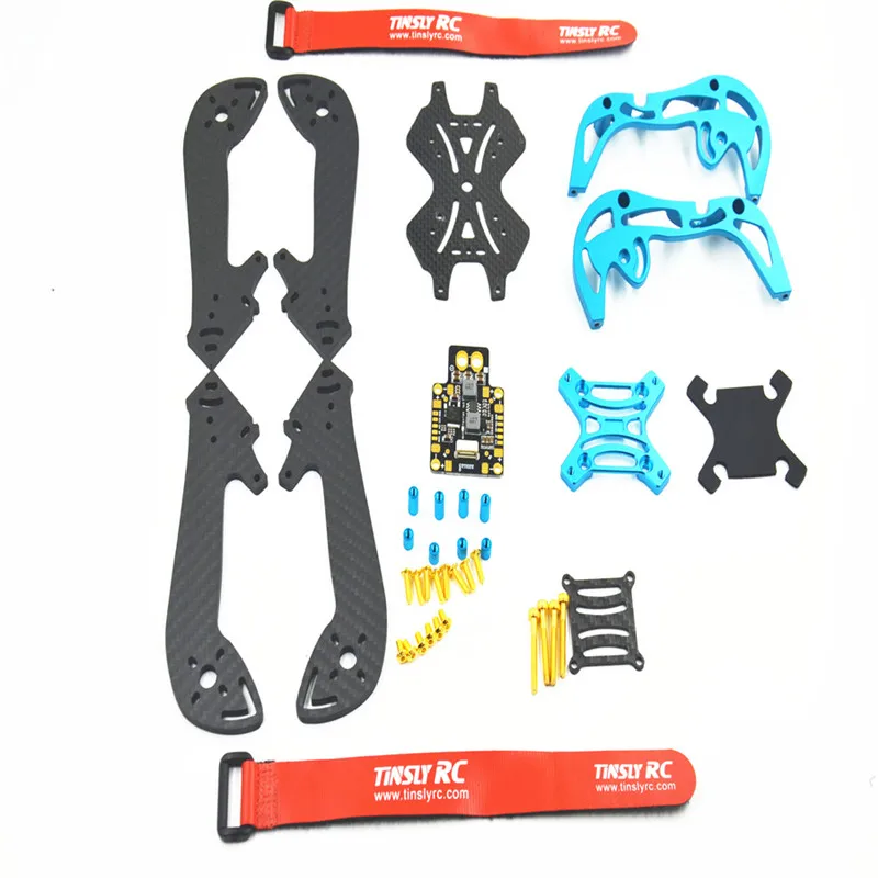 

Hot New Tinsly F50 Rocket 230mm FPV Racing Frame 4mm Arm w/ 5V & 12V PDB Supports 5 Inch Propellers For RC Quadcopter Parts