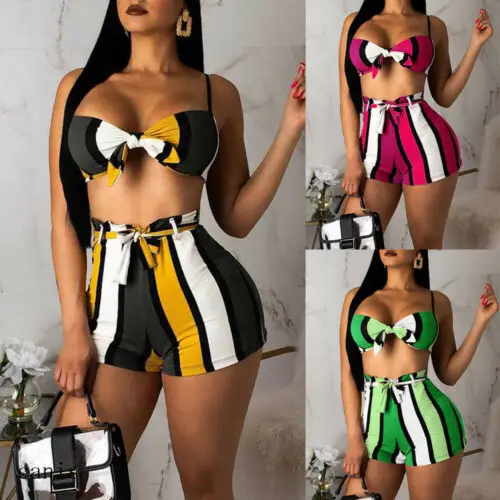 

Women Sexy Bandage Bikini Set Push-up Padded Brazilian Beach Swimsuit Swimwear