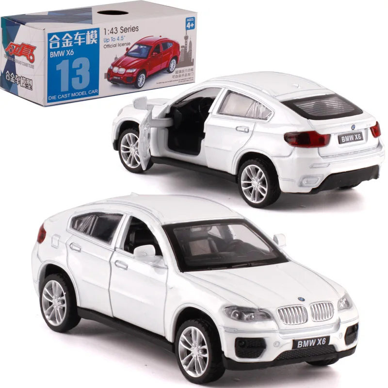 CAIPO 1:43 модель автомобиля BMWX6 из сплава металлическая литая для мальчиков