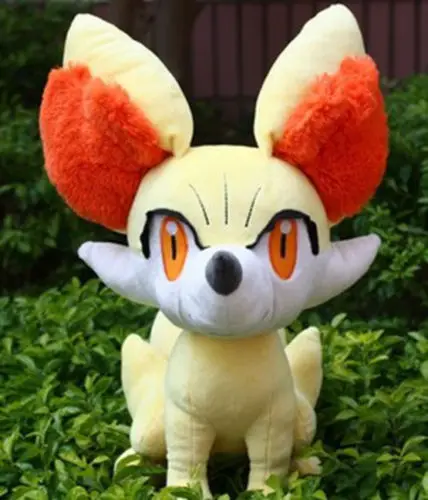 3 вида стилей серия XY Chespin Fennekin Froakie Мягкие плюшевые игрушки куклы мягкие животные подарок для детей - Цвет: Белый