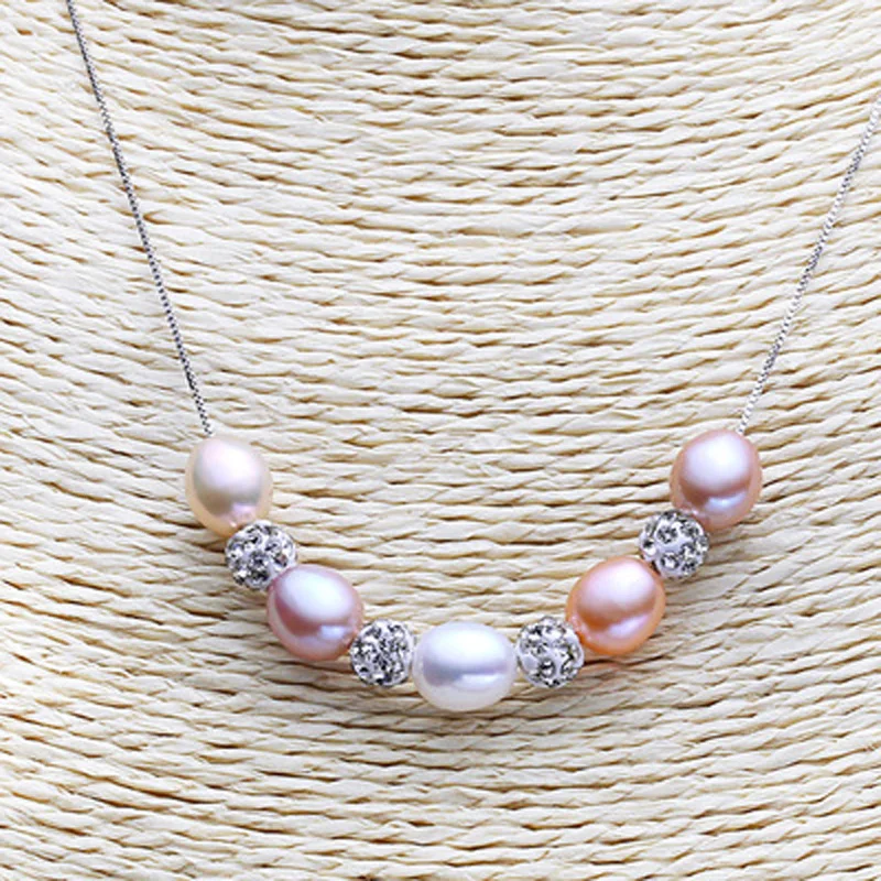 ASHIQI-925-sterling-silver-Pendant-Real-Multi-Rice-Natural-freshwater-pearl-necklace-for-women-jewelry-gifts (1)