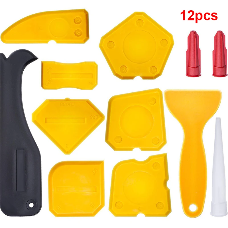  Scraper Cement Removal Tool Kit Window Caulking Finishing Door Silicone Glass Scraper Tool Silicone