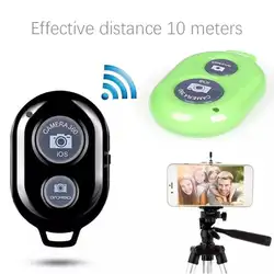 Беспроводной телефона с помощью технологии Bluetooth палка для селфи с затвором селфи-таймер выпуск Камера дистанционного Управление с CR2032 для