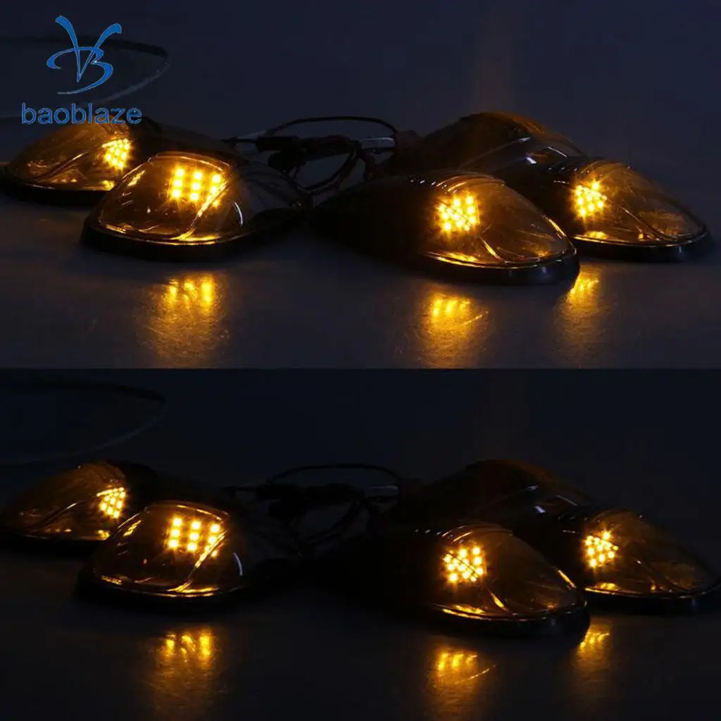 

Cab Roof Top Marker Light Running Clearance Lamp 9 LED for 03-16 Dodge Ram