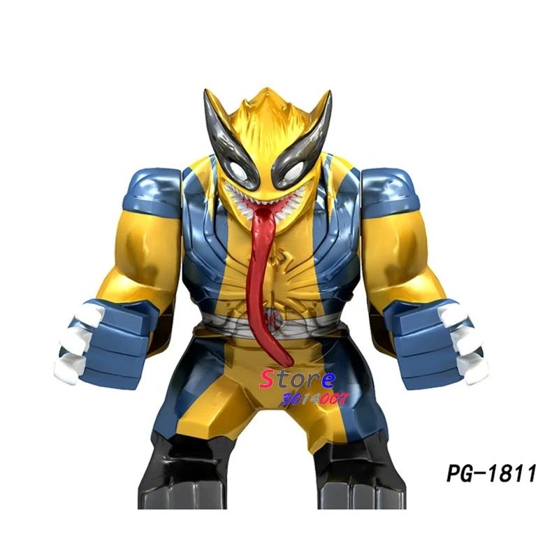 

1PCS model building blocks action figures starwars superheroes Wolverine hobby Fantastic learning kit diy toys for children gift