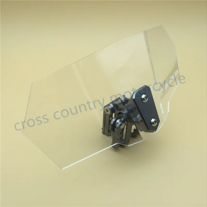 Motocicleta para Kawasaki Universal Brisa da Bmw Ducati Honda Ktm Motocicleta Universal Ajustável Ressuscitado Brisa Clara 7 Defletores de vento e parabrisas