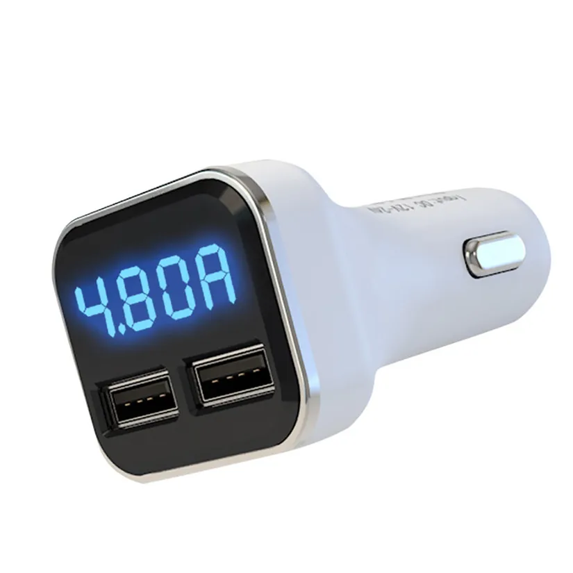 Автомобильное зарядное устройство KONGYIDE с двумя usb портами быстрая зарядка