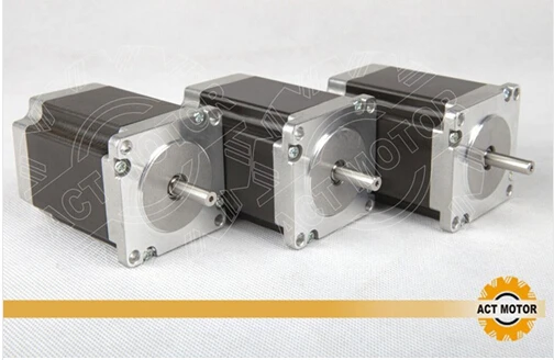 

ACT 3PCS Nema23 Stepper Motor 23HS8430 4-Lead 270oz-in 76mm 3.0A Bipolar CE ISO ROHS CNC Engraving Machine