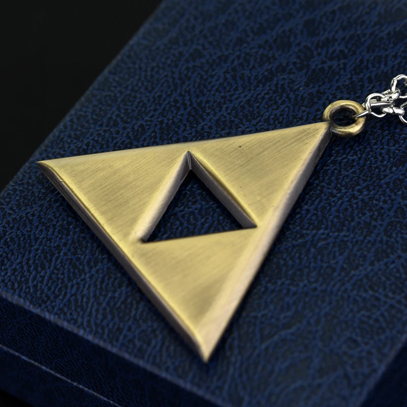 Легенда о Зельде Triforce треугольник сплав кулон ожерелье высокое качество подарок для женщин мужчин модные аксессуары игровые ювелирные изделия