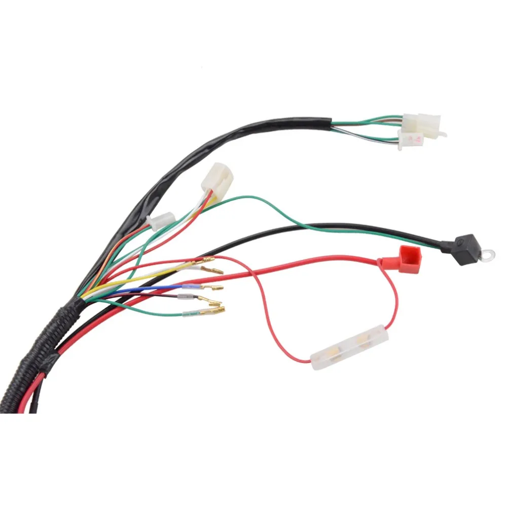 GOOFIT Ignition Rebuild Kit Wiring Harness for 50cc 90cc 110cc 125cc Chinese ATV Quad Bike Go Kart Buggy GOOFIT Ignition Rebuild Kit Wiring Harness for 50cc 90cc 110cc 125cc Chinese ATV Quad Bike Go Kart Buggy
