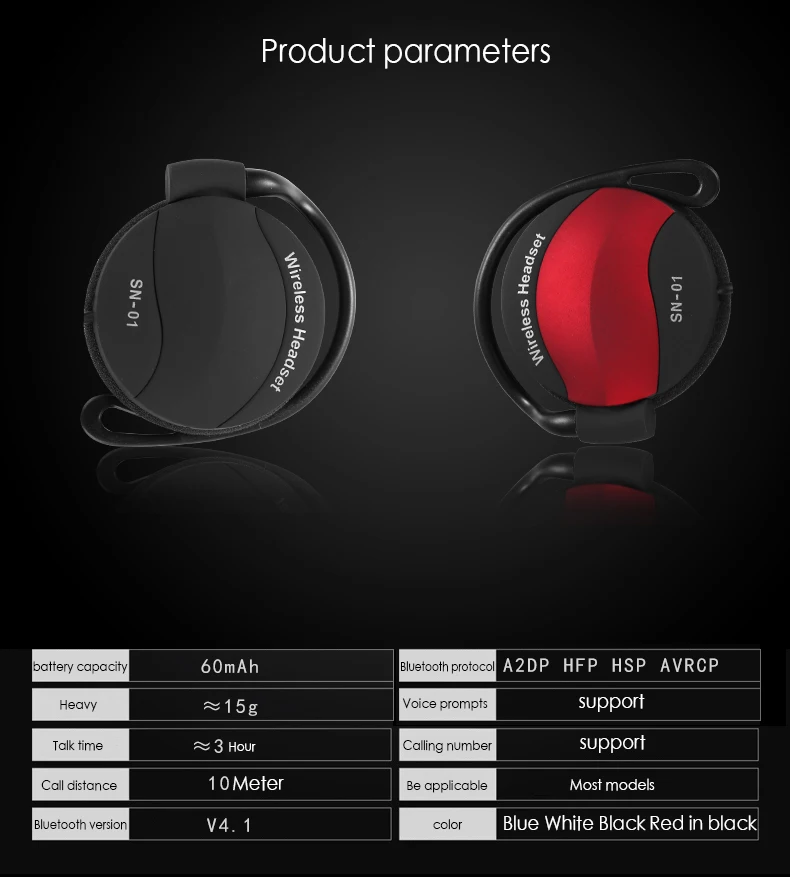 Bluetooth наушники, беспроводные наушники, Бас-гарнитура, Fone De Ouvido, для телефона, с шейным ремешком, Ecouteur, Bluetooth V4.1