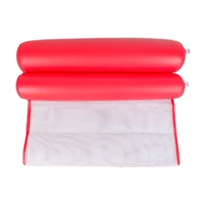 Складная двойная спинка надувное кресло плавающая кровать диван на открытом воздухе бассейн надувной гамак с сетчатым воздушным матрасом