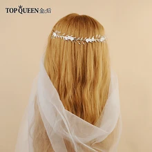 TOPQUEENHP158 свадебные головные уборы Свадебные украшения для волос с ручной резной сливы и кристалл тиара Свадебные Корона аксессуары головной убор