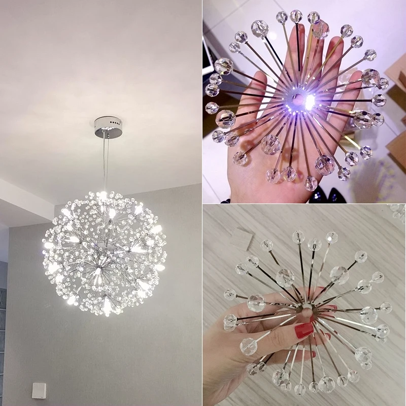 Современный подвесной светильник Horsten в виде одуванчика со ...