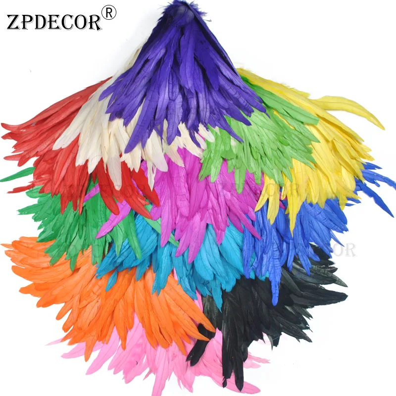 Wholesale 30-35CM Natural Rooster tail Feathers For Decoration Craft Feather Christma Diy Chicken | Дом и сад