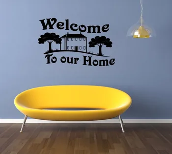 

Welcome To Our Home quote wall sticker quote decal wall art decor
