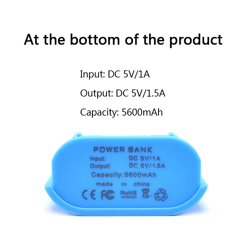 2X18650 Li-battery Power Bank зарядное устройство батареи в комплект не входят DIY коробка для iPhone для samsung Galaxy для xiaomi