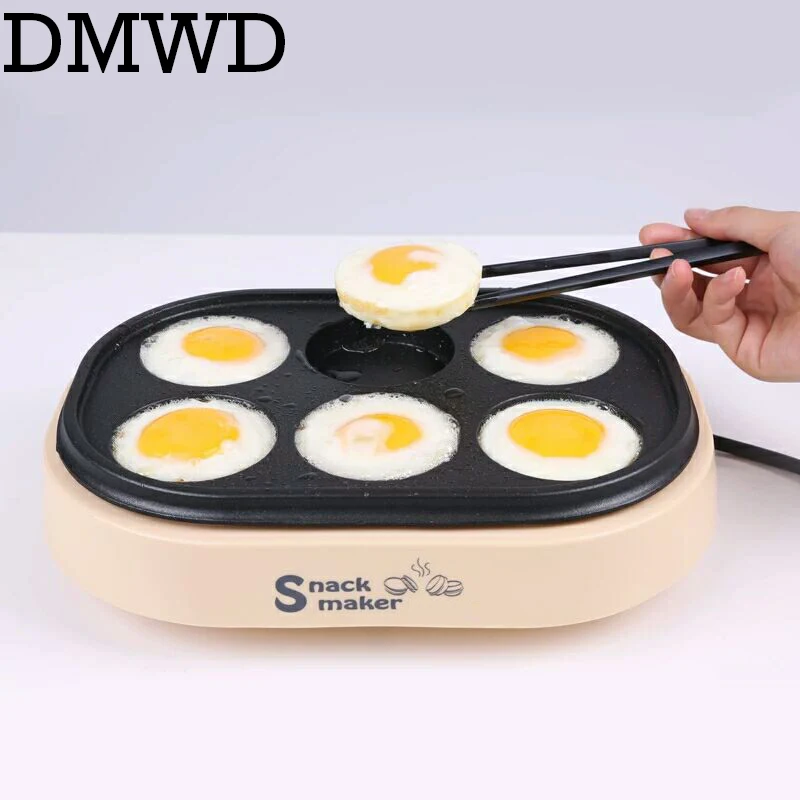DMWD electric eggs roasted hamburger machine Red beans cake pie Maker
