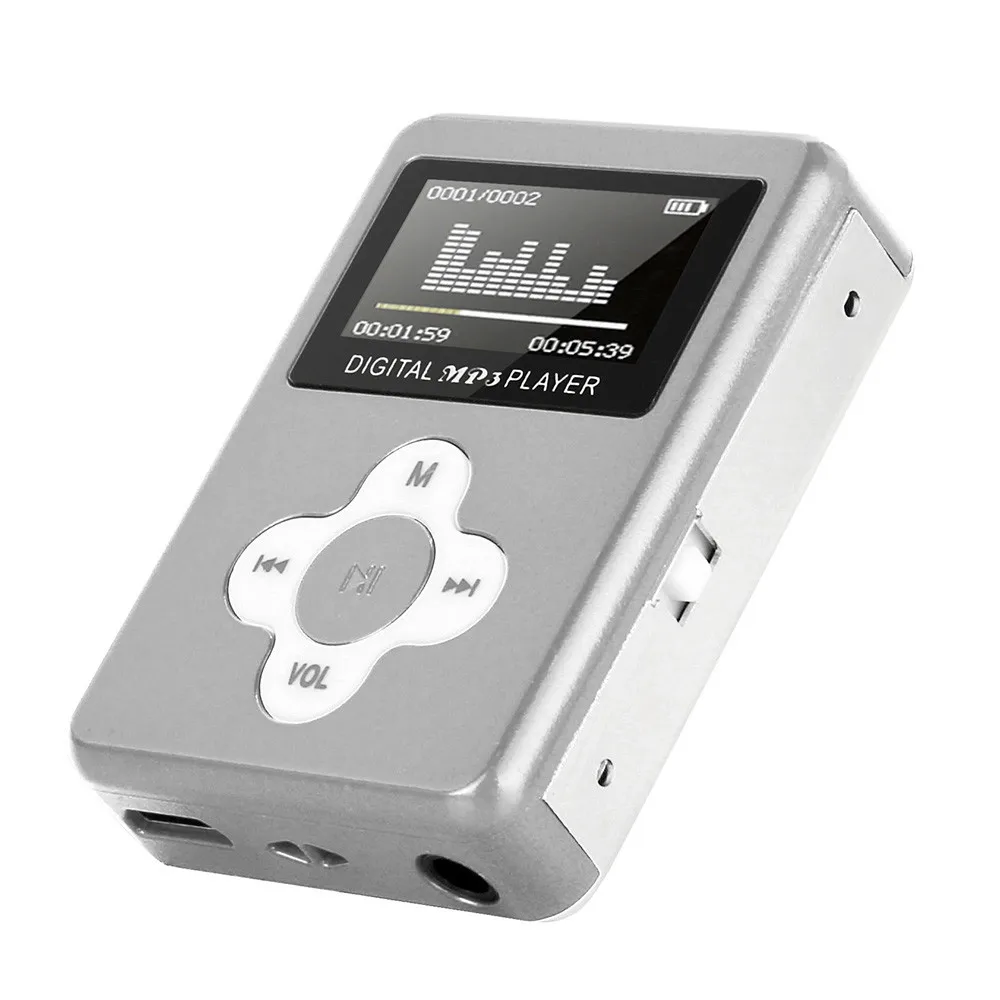 USB мини MP3-плеер ЖК-экран Поддержка 32 ГБ Micro SD TF карта SL