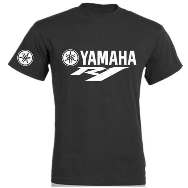 

Summer New 2017 for YAMAHA R1 motorcycle men short sleeve T-shirt 100% cotton for Suzuki shirt short sleeve T-shirt