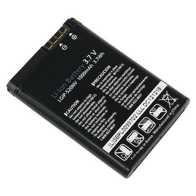 Оригинальный аккумулятор большой емкости для телефона LG VN271 BL40 BL40E GD900 VX5600 GW505 UN270