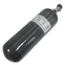 Воздушный пистолет 9L 300bar 4500psi баллон для Акваланга баллоны из углеродного волокна сжатого газа Пейнтбол бак с клапаном для продажи