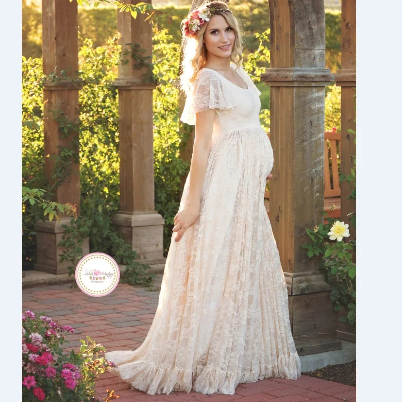 2017 Women White Skirt Maternity Photography Props Lace Pregnancy Clothes Maternity Dresses For pregnant Photo Shoot Clothing 2017 Women White Skirt Maternity Photography Props Lace Pregnancy Clothes Maternity Dresses For pregnant Photo Shoot Clothing