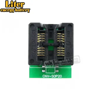 

SOP8 TO DIP8 2-Units SO8 SOIC8 Enplas IC Programming Adapter Test Burn-in Socket 5.4mm Width 1.27mm Pitch