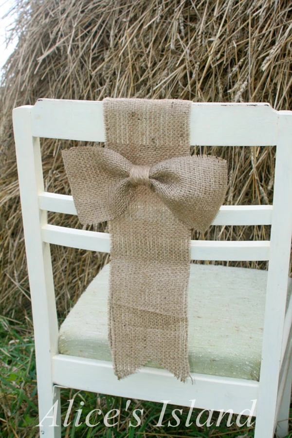 Buy 6pcs/lot Rustic Wedding Chair Cover Chair