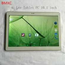 10.1 pulgadas 4G Lte BMXC Tablet PC Quad Core 4 GB de RAM 32 GB ROM Android 5.1 GPS de Doble Cámara de 5.0MP GPS tabletas + regalos