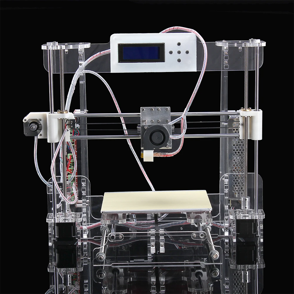  new arrival size220*220*235mm High Quality Precision Reprap Prusa i3 DIY 3d Printer kit with16GB TFcard+1roll PLA/ABS filament 