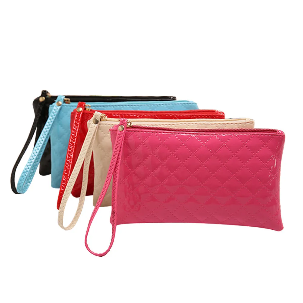 Women Casual& Luxury Leather Receipt Holder Organizer Wallet Purs