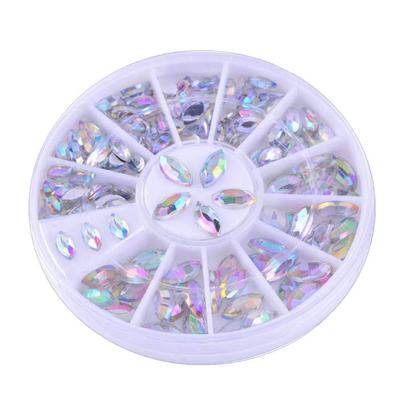 Horse Eyes Design Crystal Stone Nail Wheel Women Make Up Decoration