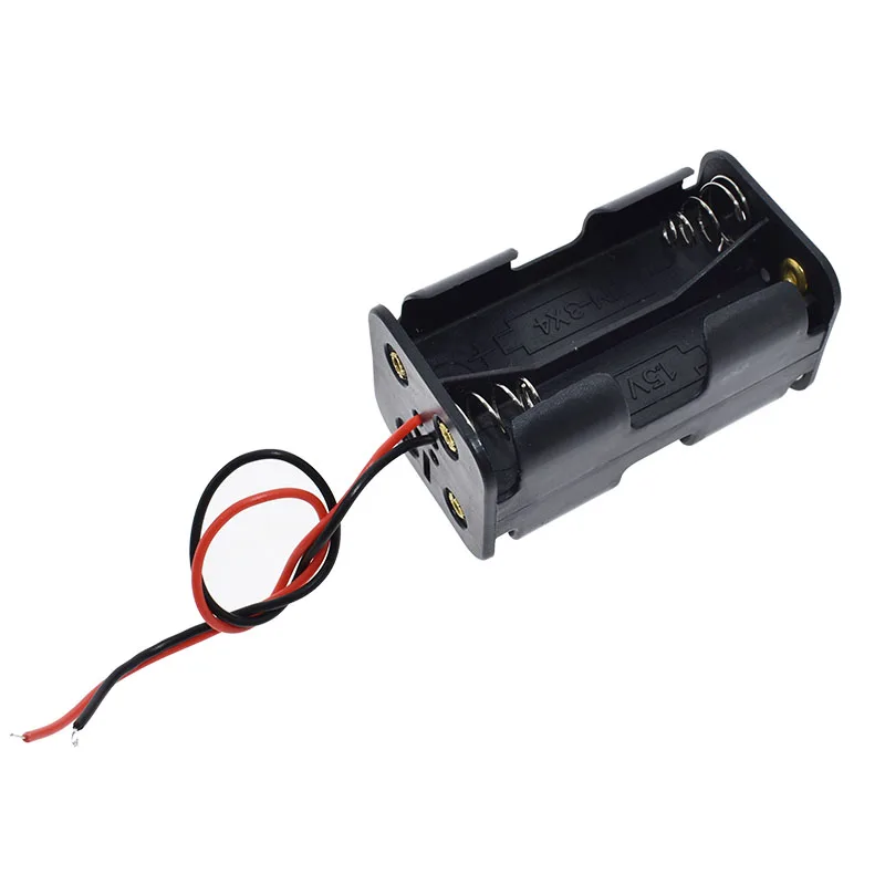 AA Размер мощность Батарея чехол для хранения коробка держатель провода с 1 2 3 4 6 слотов Контейнер сумка DIY стандартные батареи зарядки Droship - Цвет: 4 port