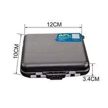 Отсеки Экологичные пластиковые рыболовные снасти коробка переносная рыболовная приманка крючковая снасть приманка чехол для хранения