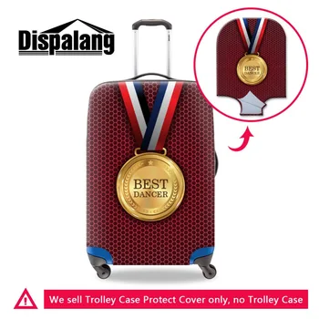 

Dispalang 3D Print Medals on Trolley Suitcase Elastic Luggage Protective Cover Protect Dust Bag Case Accessories for traveling