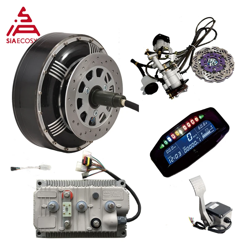 US $472.00 QS Motor 4000W 273 V2 BLDC Electric Car In Wheel Hub Motor