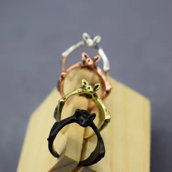 

Vintage Flying Bat Rings Fashion Retro Style Adjustable Bat Rings For Women Men Bat Jewellery