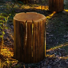 Современный огнеупорный наружный светильник для лужайки, светильник из смолы, садовый светильник, уличный ландшафтный светильник, лампа для парка