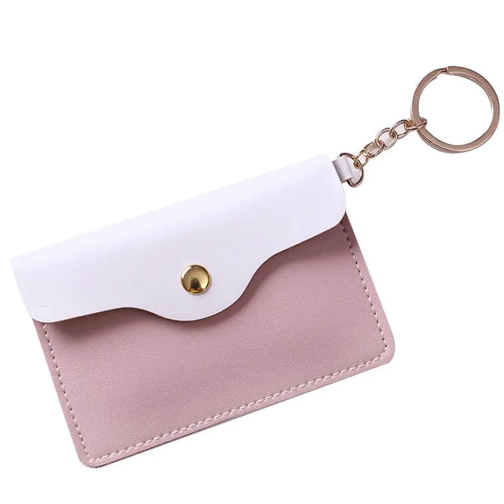 Прекрасный Hasp небольшой портмоне карта сумка Искусственная кожа Для женщин мини кошелек с брелок для девочек подарки кошельки оптом