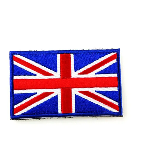 Флаг стран Турция Италия Чили Бразилия Норвегия Франция ЕС Португалия Австралия Великобритания значки Израиль Россия Германия Значки для одежды - Цвет: UK
