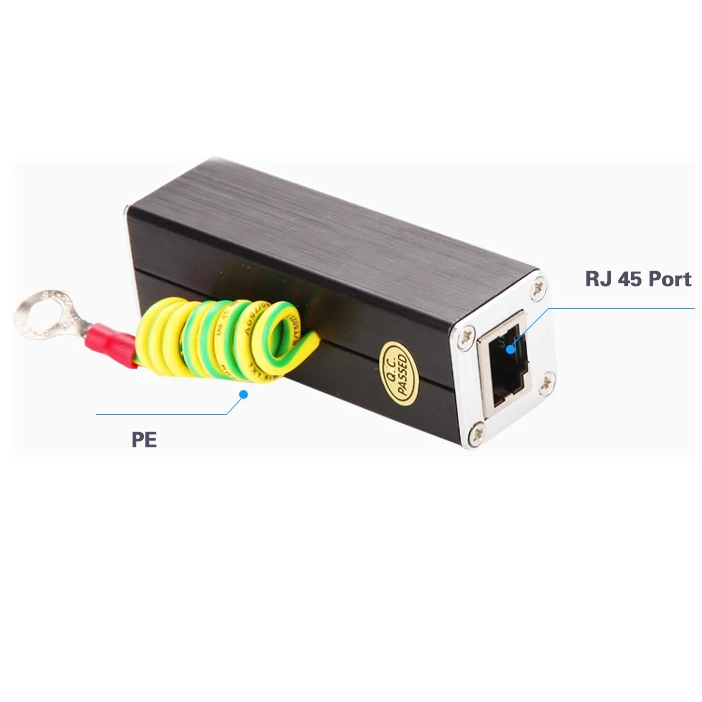

LAN & IP Camera Network RJ45 Surge Protector,Protection device, Lightning Arrester,SPD for 100M Ethernet Network