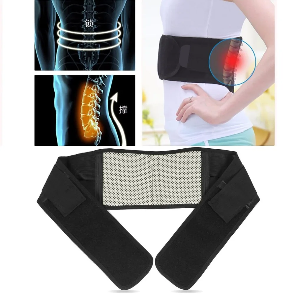 

1pc Adjustable Pad Tourmaline Magnetic Belt self-heating Lumbar Support Brace Double Banded Wholesale Hot sale