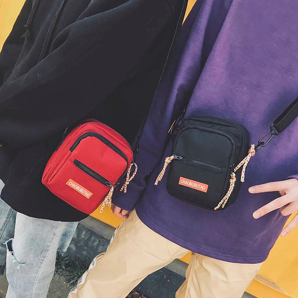 

Leisure Shopping Travel Canvas Shoulder Bag Handbag Bag Inclined Shoulder Bag Chest Bag Crossbody Flap Versatile Droship