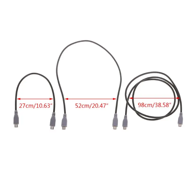 Micro usb type B папа к Micro B папа 5 Pin конвертер OTG адаптер Ведущий кабель для передачи данных