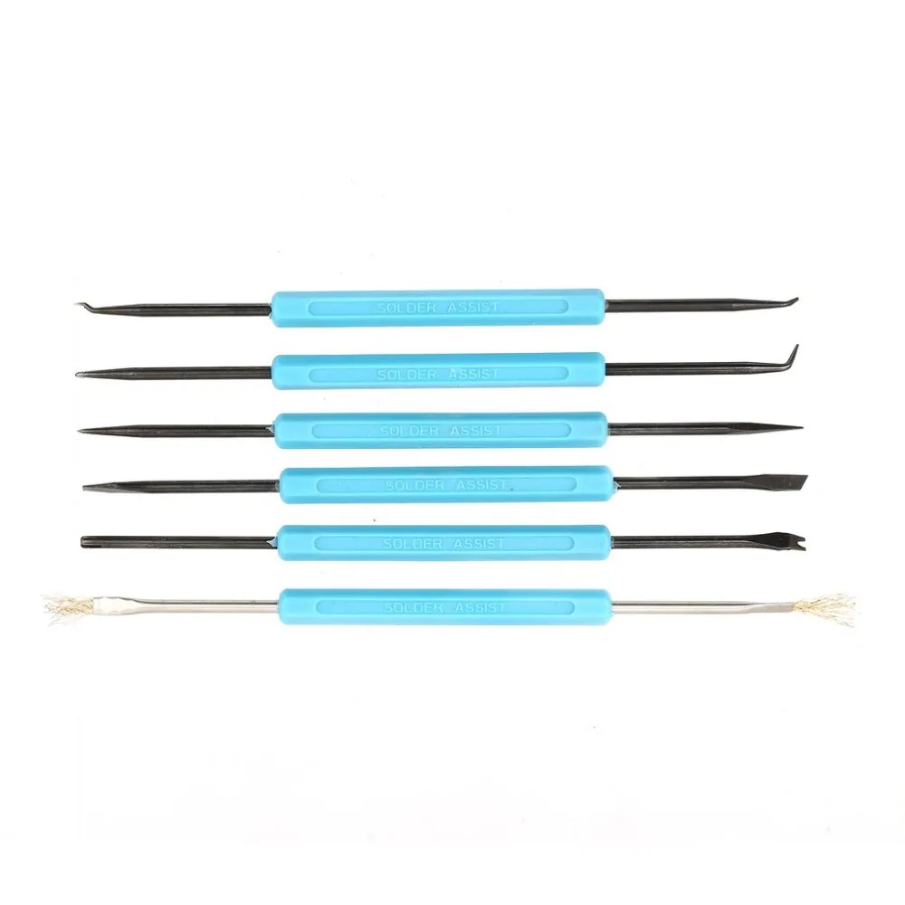 

Welding Repair Tool Kit 60W Electronic Soldering Iron Gun Temperature Adjustable with Tips Desoldering Pump Carving Knife