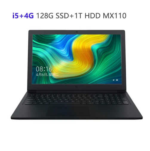 Xiaomi Mi ноутбук 15,6 ''Intel Core ноутбуки 128GB SSD+ 1 ТБ HDD i5/i7 NVIDIA GeForce MX110 выделенная карта для ноутбука Win 10 - Цвет: i5 4GB