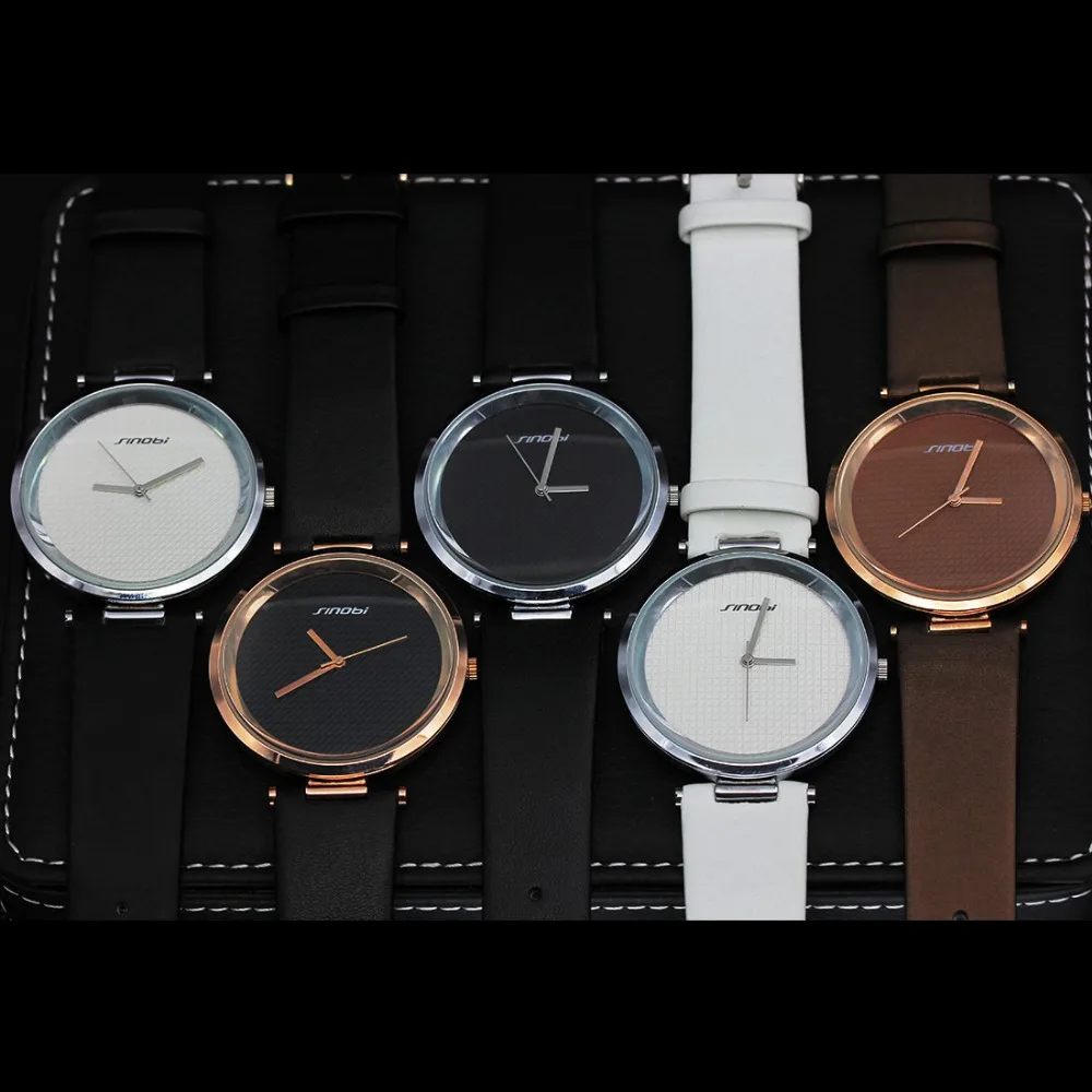 Super Slim Новое Прибытие Кварцевые Часы Luxury Brand sinobi простой часы мужской
