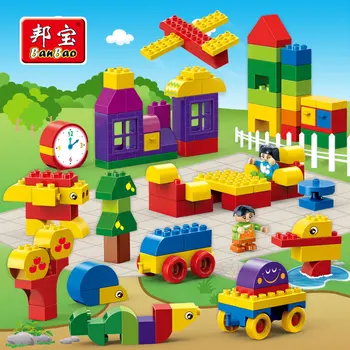 

BanBao Large Particles Blocks Cognition Bricks Educational Toys For Kids Children Gifts 6536 Basic cognition of building blocks