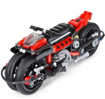 

Xingbao 03021 680Pcs Technic Series The Off-road Motorcycle Set Building Blocks Kids Bricks DIY Educational Toys Christmas Gift